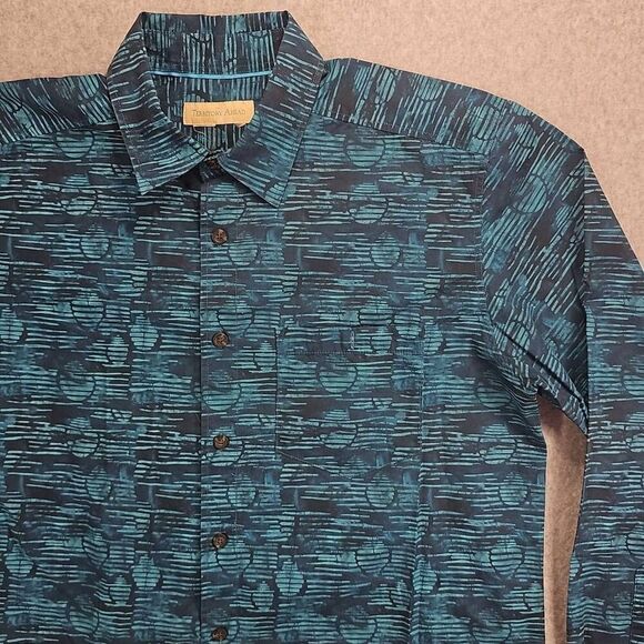 The Territory Ahead Button Down Shirt 2XL Geometric Pattern Long Sleeve - Picture 1 of 10
